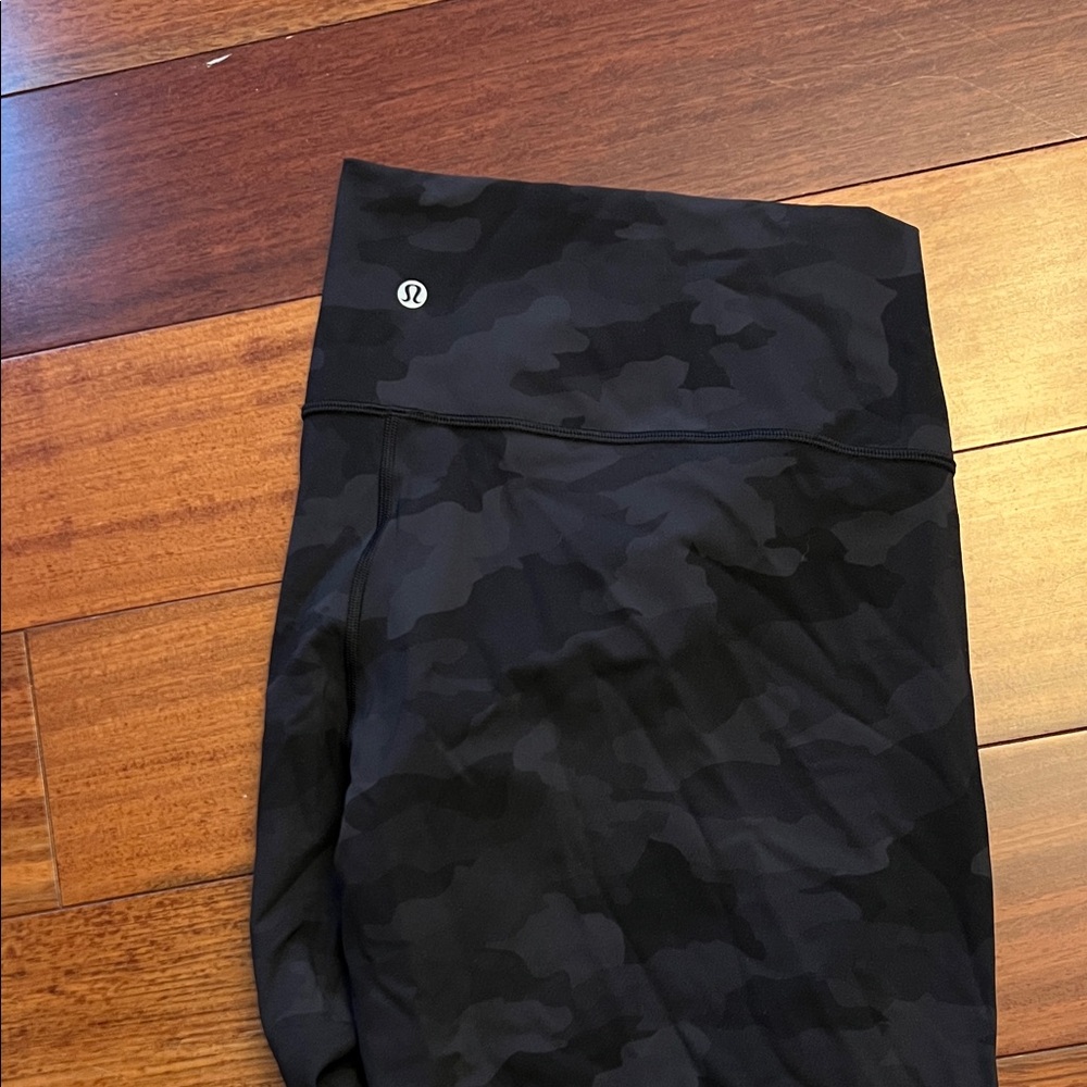 Lululemon Athletica Dark Camo Leggings